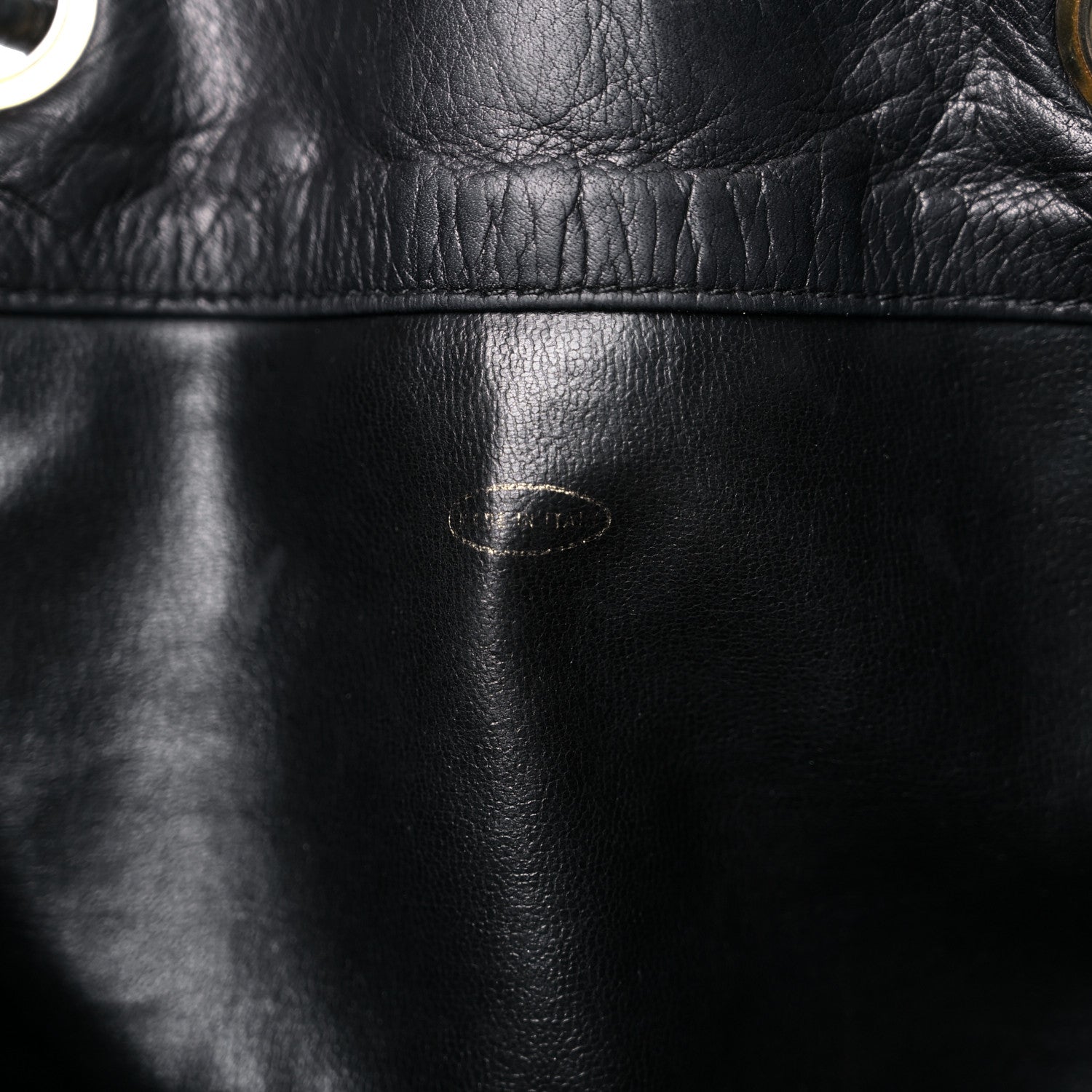 Chanel Lambskin Drawstring Sling Backpack Black 14 of 27