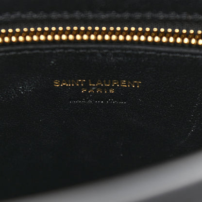 Saint Laurent Smooth Calfskin Small Monogram Cabas Black 6 of 11