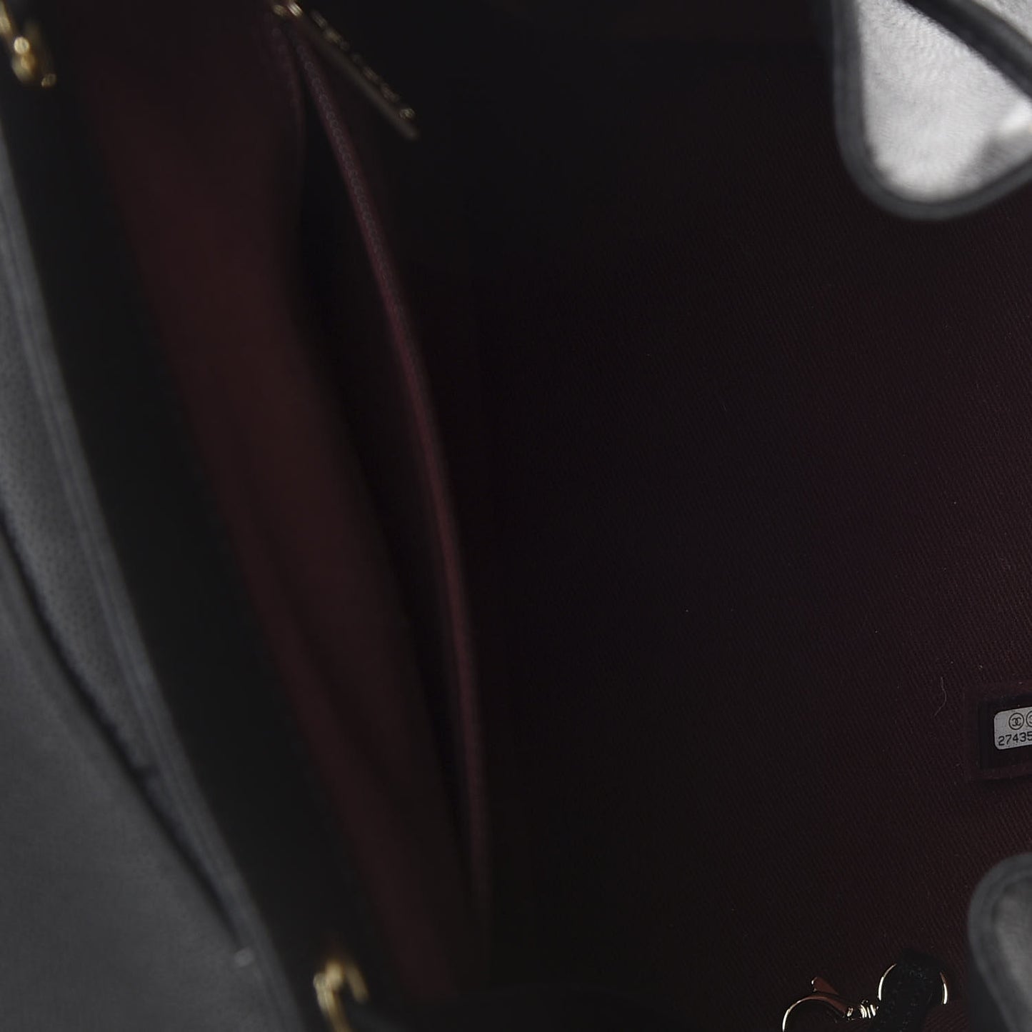 Caviar Quilted Business Affinity Backpack Black