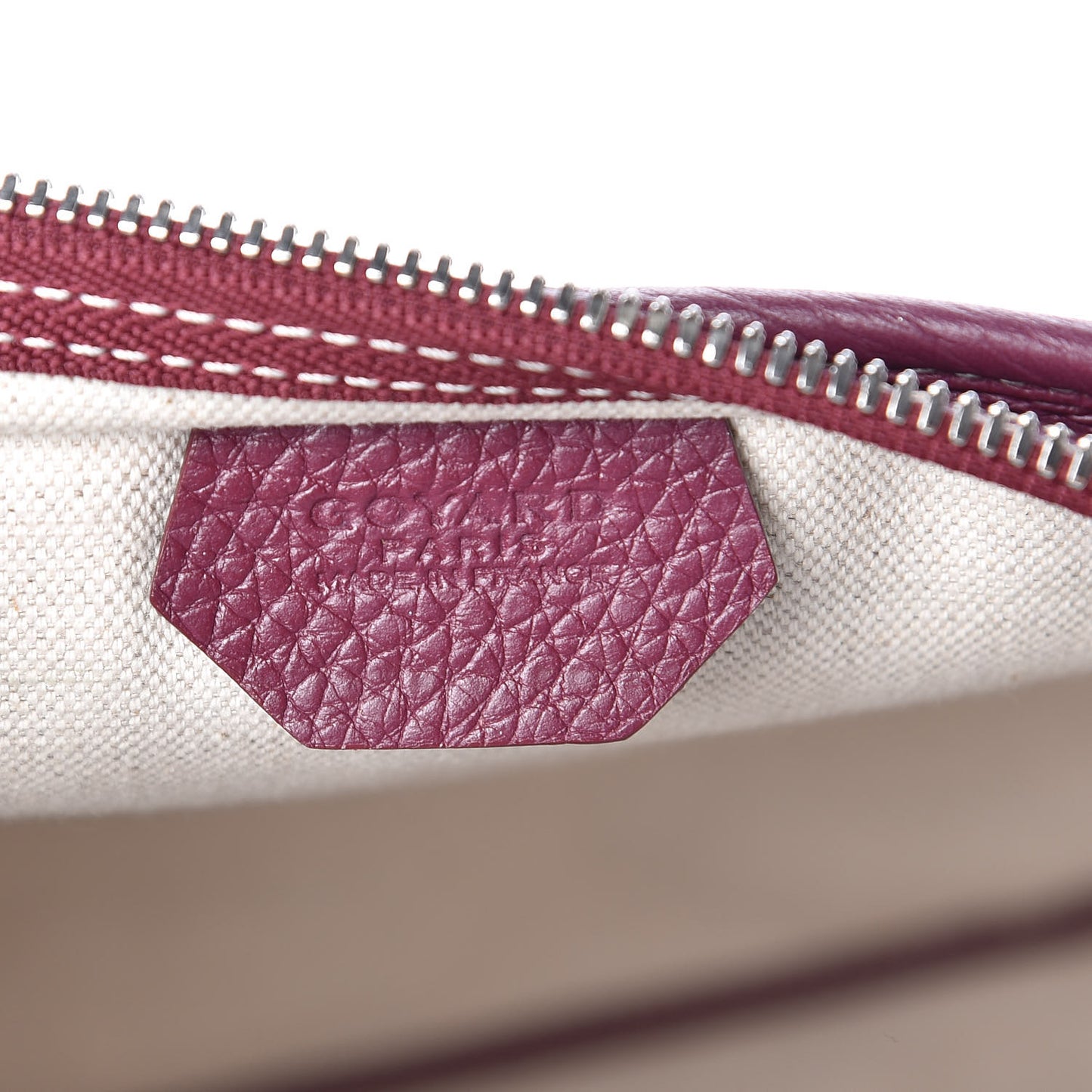 Goyardine Grenadines Hobo Burgundy