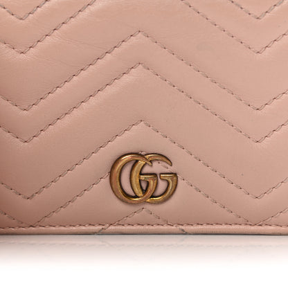 Gucci Calfskin Matelasse GG Marmont Card Case Wallet Perfect Pink 13 of 13