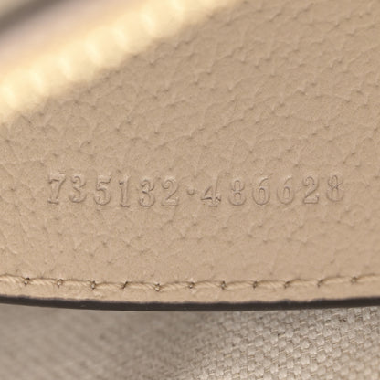 Gucci GG Supreme Monogram Textured Dollar Calfskin Web Small Ophidia GG Handbag Beige Mystic White Oatmeal 7 of 10