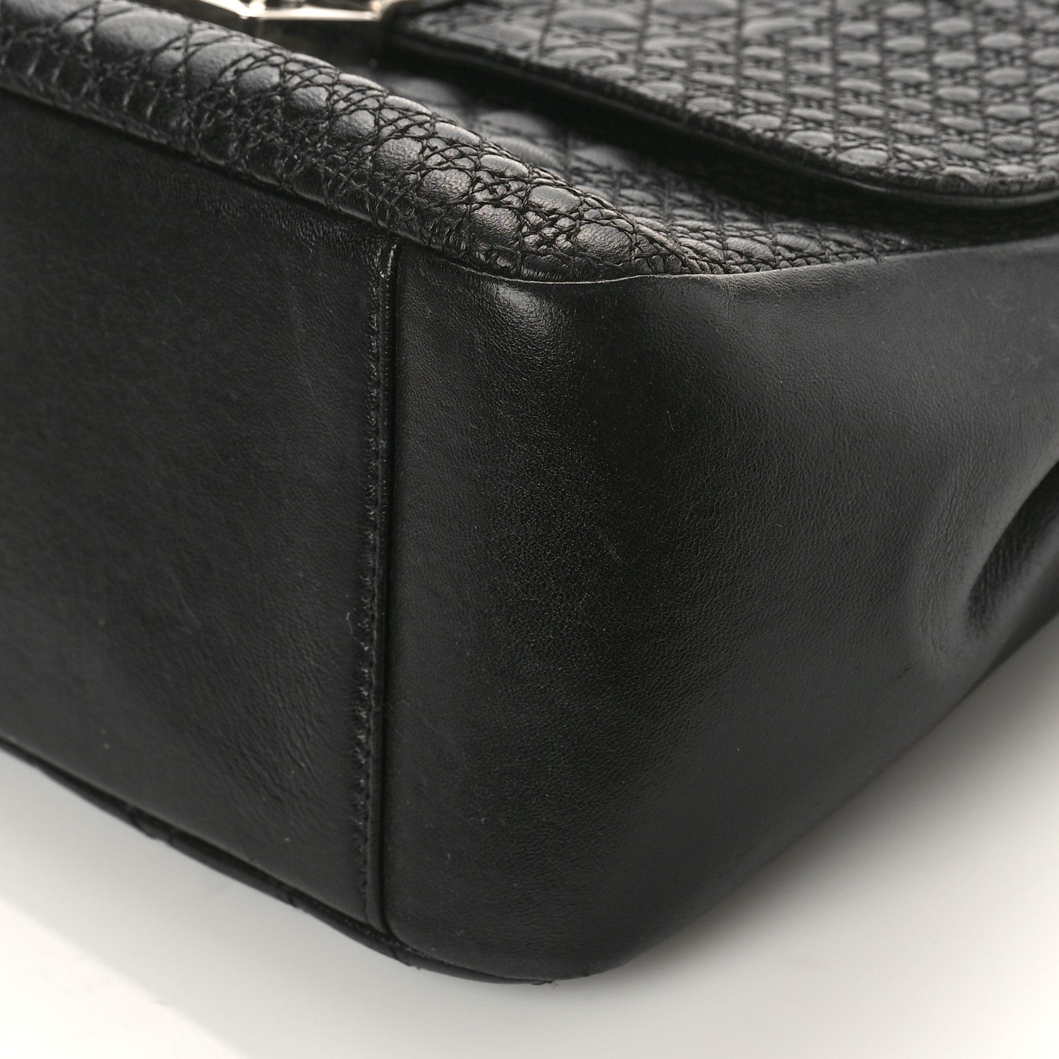 Christian Dior Lambskin Mixed Cannage Miss Dior Flap Black 9 of 11