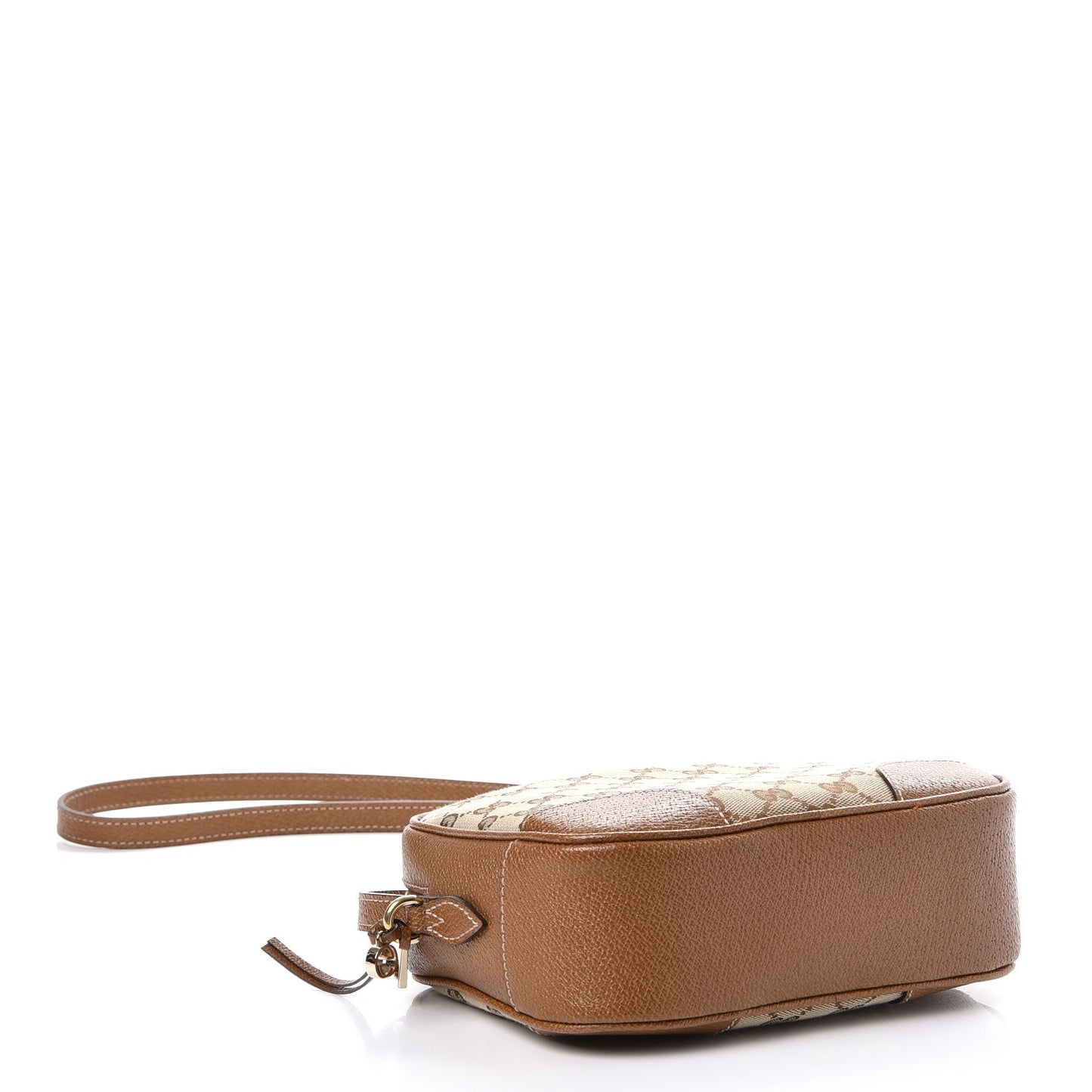 Monogram Mini Bree Messenger Bag Beige Tabacco