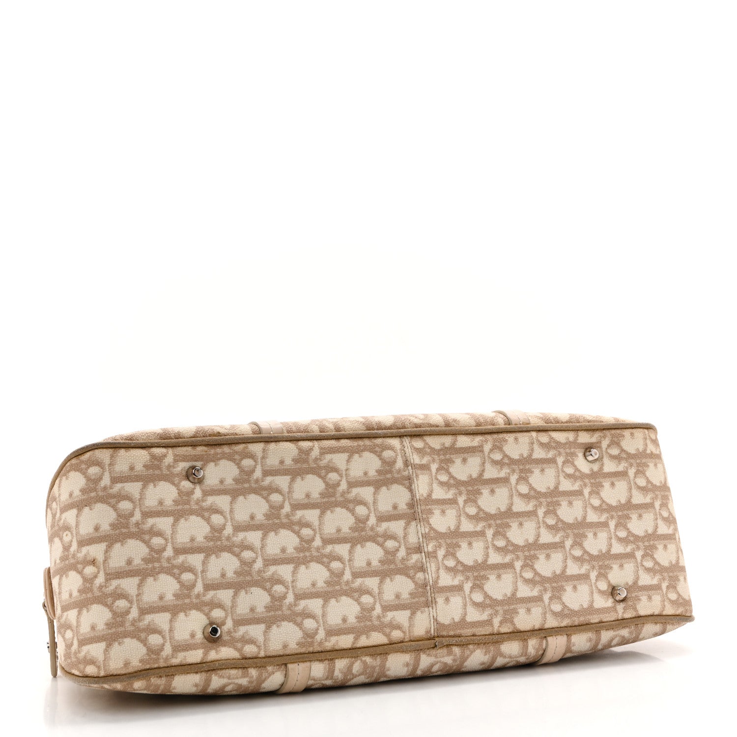 Christian Dior Monogram Trotter Romantique Zipped Tote Beige 4 of 16