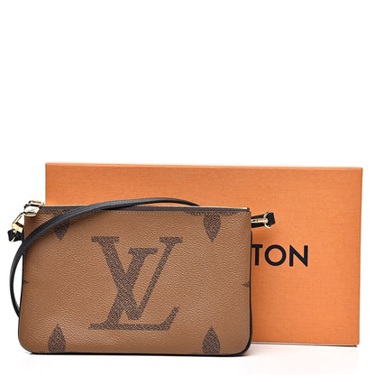 Louis Vuitton Reverse Monogram Giant Double Zip Pochette 11 of 11