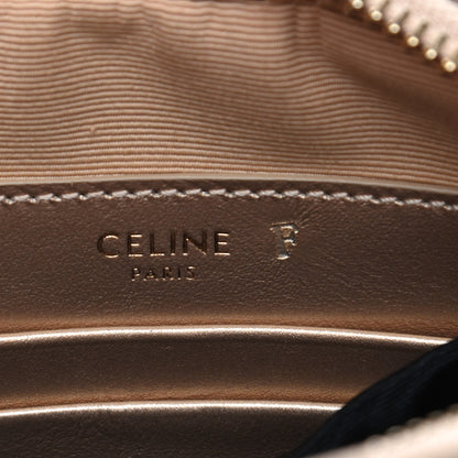 Celine Laminated Calfskin Quilted Small C Charm Bag Gold 5 of 5