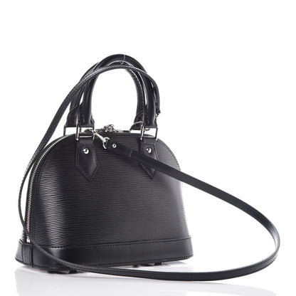 Louis Vuitton Epi Alma BB Black 3 of 12