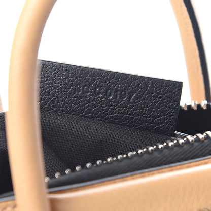 Givenchy Sugar Goatskin Mini Tri-Color Antigona Light Brown Beige Black 7 of 10