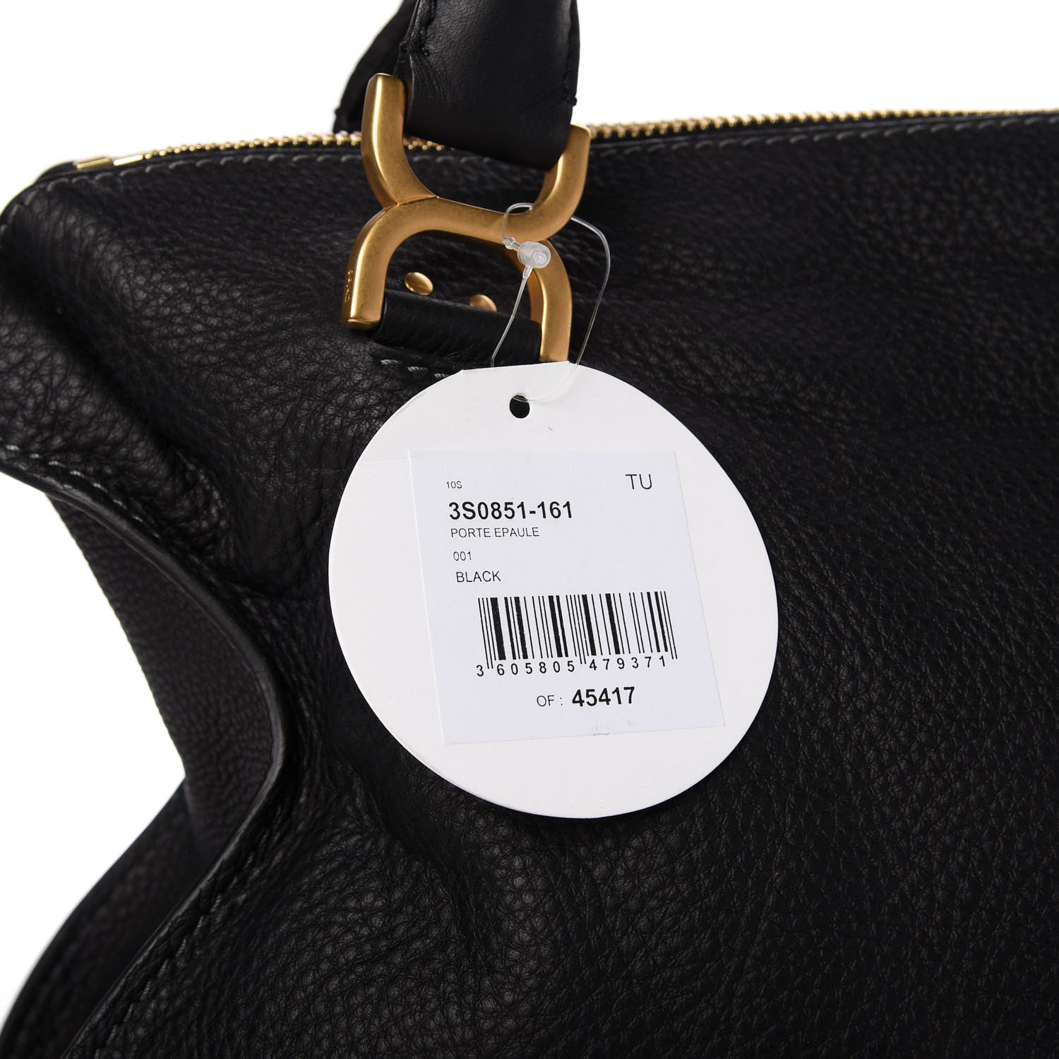 Chloe Calfskin Large Marcie Satchel Black 11 of 11