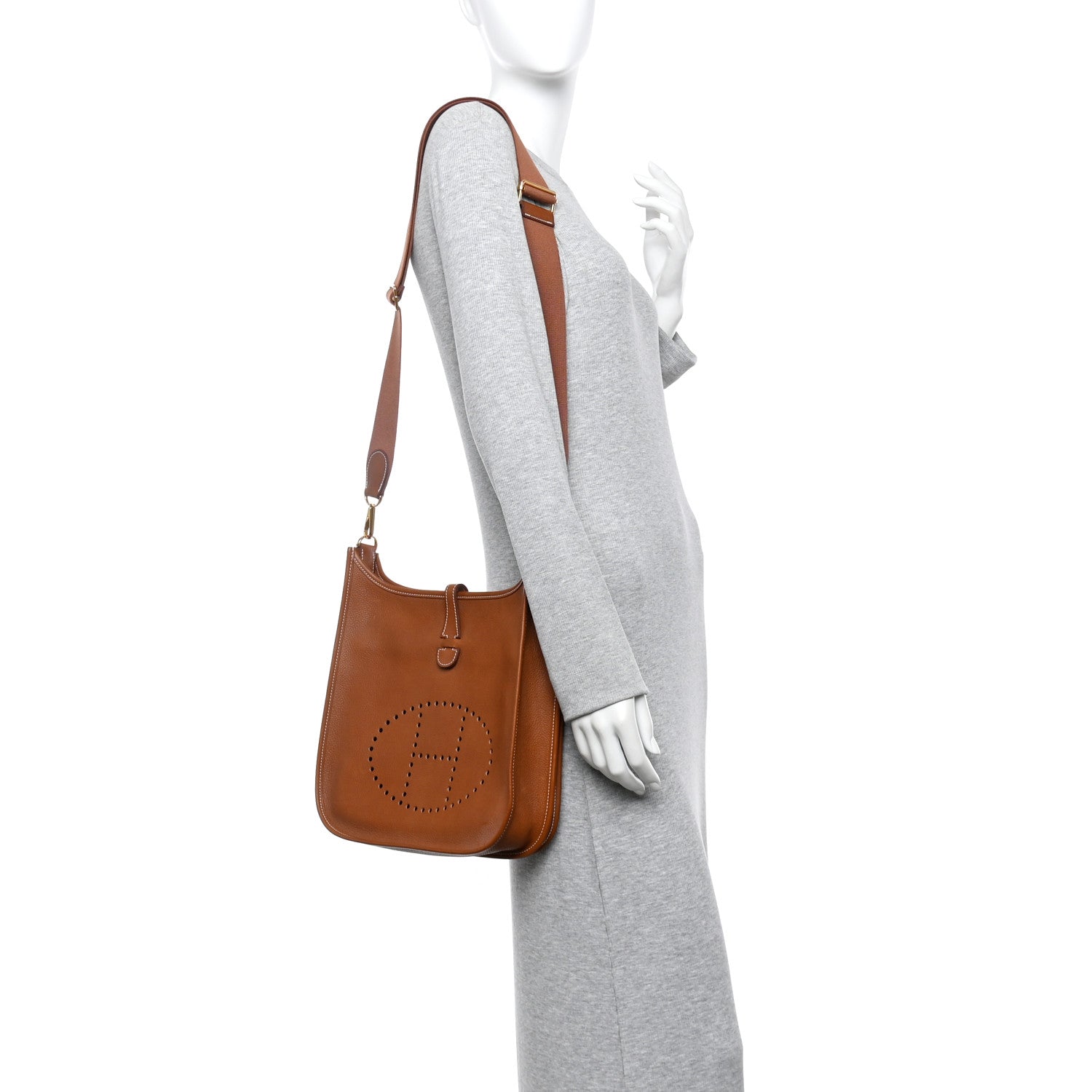 Hermes Barenia Faubourg Evelyne III PM  Fauve 2 of 11