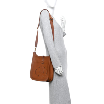 Hermes Barenia Faubourg Evelyne III PM  Fauve 2 of 11