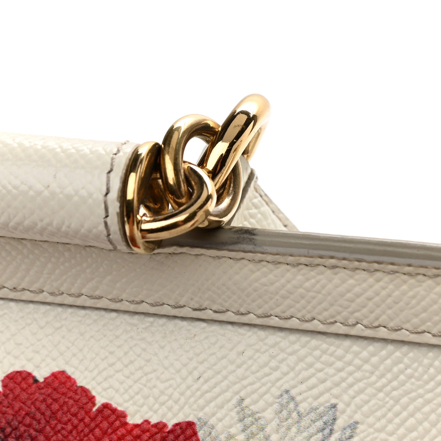 Dolce & Gabbana Dauphine St.Giap Papaveri Print Medium Miss Sicily Satchel White Multicolor 12 of 14