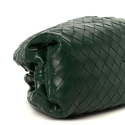 Bottega Veneta Nappa Maxi Intrecciato The Pouch Oversized Clutch Racing Green 10 of 11