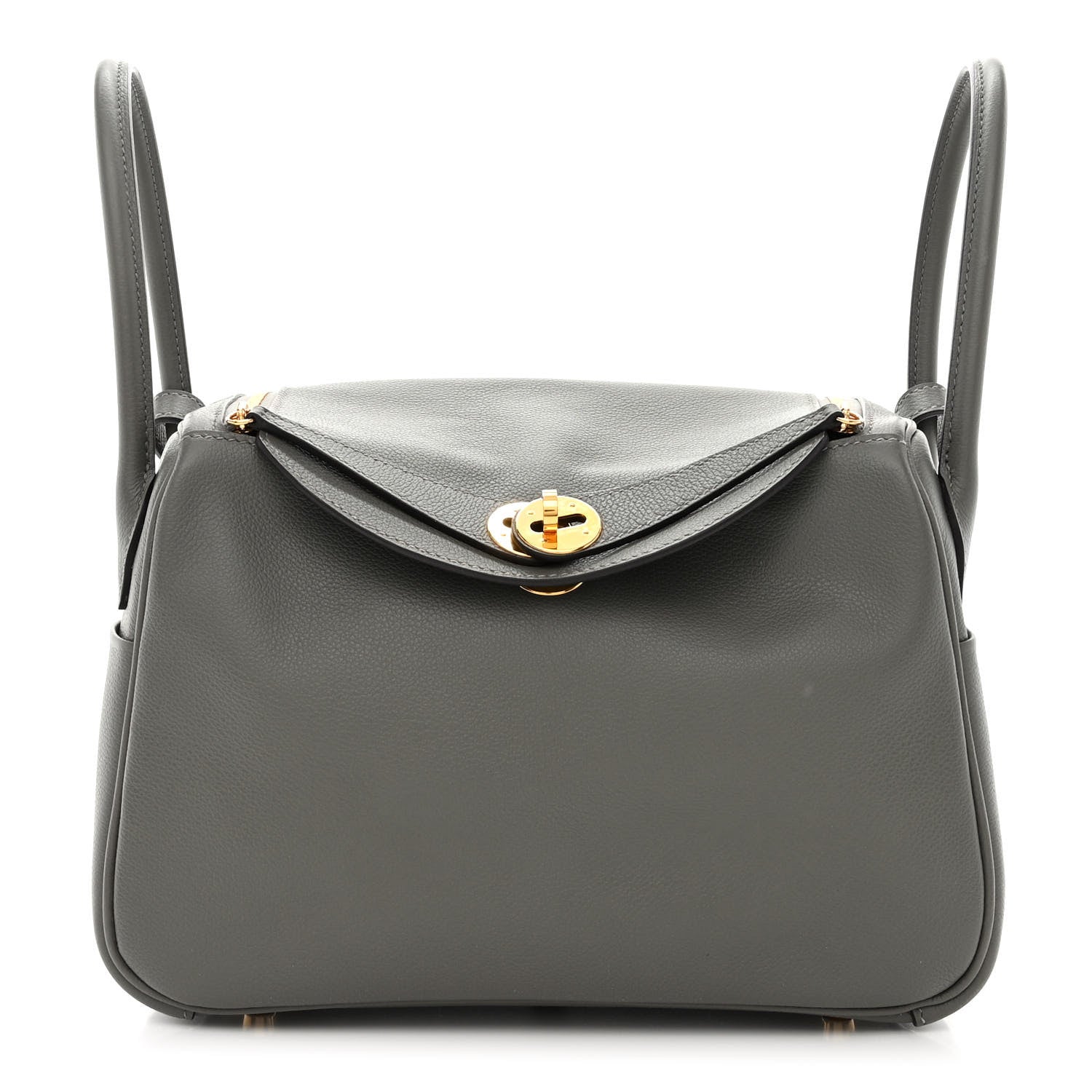Hermes Evercolor Lindy 26 Gris Meyer 1448974 – FASHIONPHILE