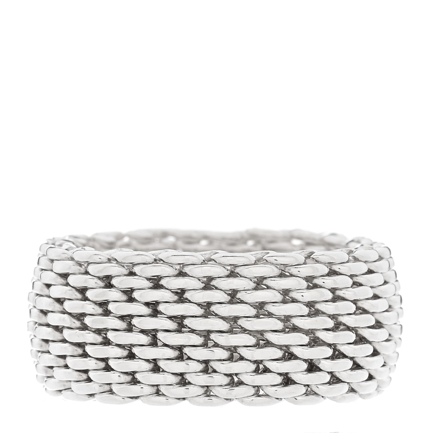 Sterling Silver Somerset Mesh Ring 54 7