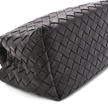Bottega Veneta Nappa Intrecciato Flap Clutch Ebano 11 of 12
