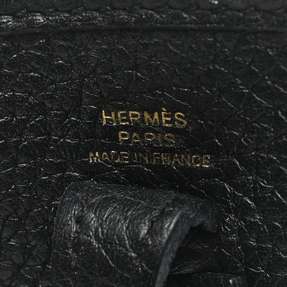 Hermes Taurillon Clemence Evelyne TPM Black 6 of 9