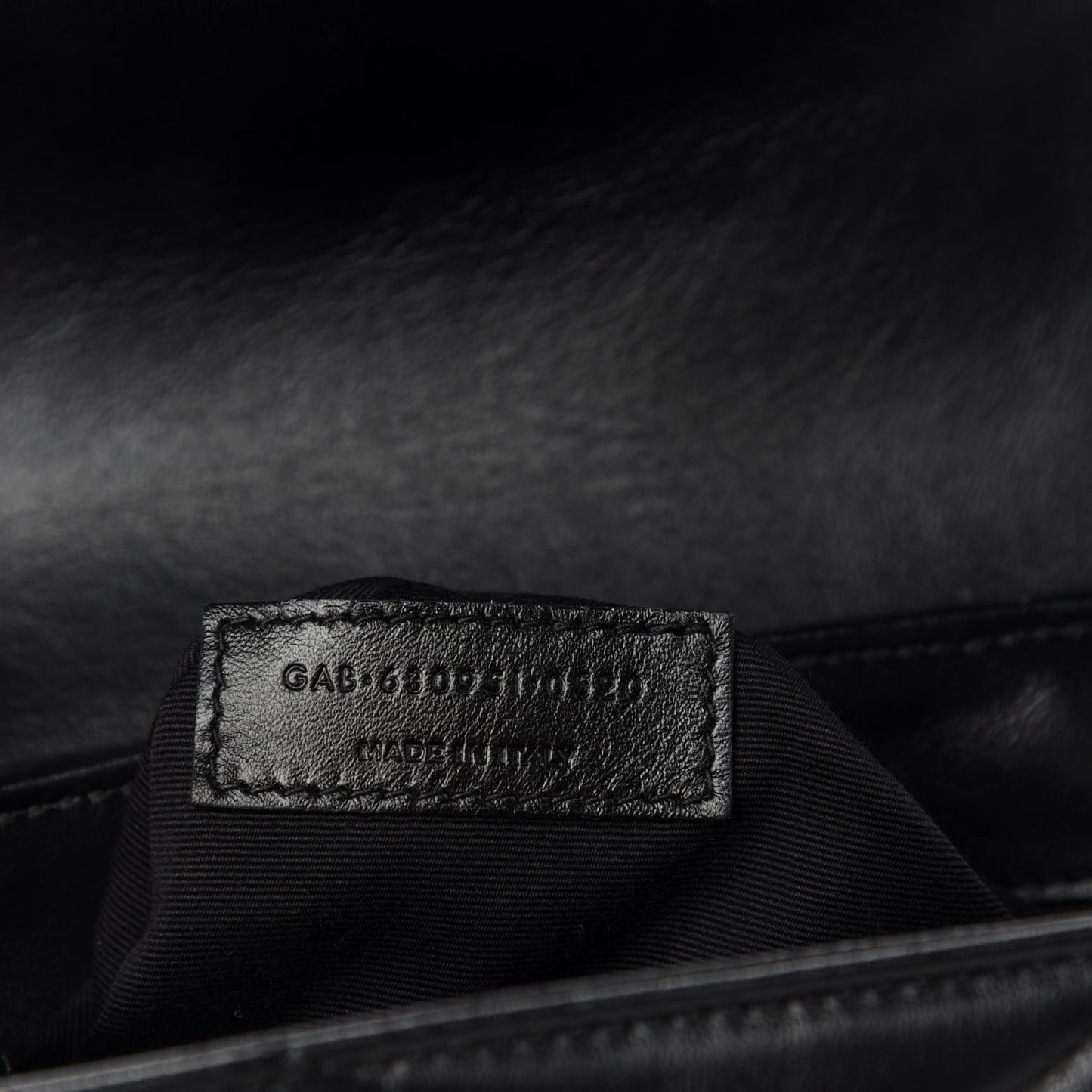 Calfskin Y Quilted Monogram Toy Loulou Crossbody Bag Black