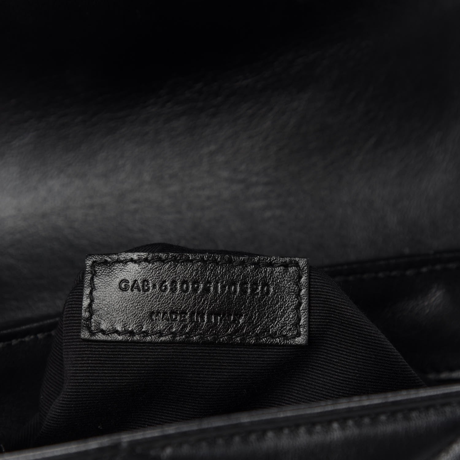 Saint Laurent Calfskin Y Quilted Monogram Toy Loulou Crossbody Bag Black 11 of 12