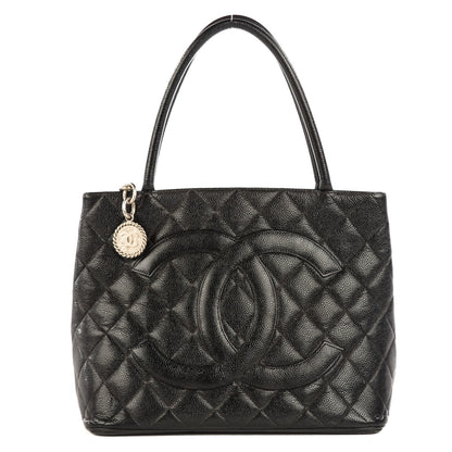 Chanel Caviar Quilted Medallion Tote Black 1 of 7