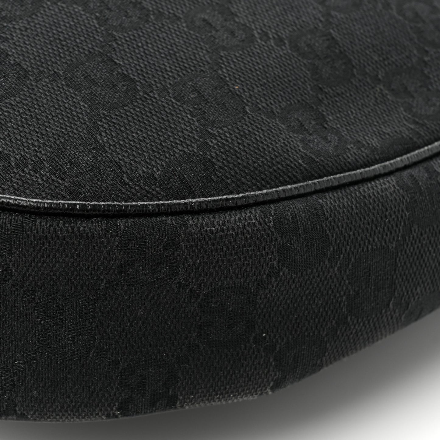 Monogram Medium Half Moon Hobo Black