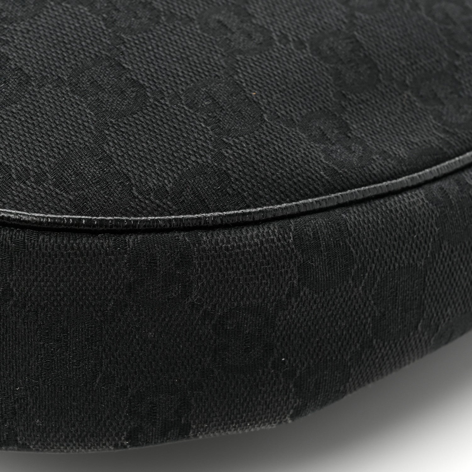 Gucci Monogram Medium Half Moon Hobo Black 13 of 13