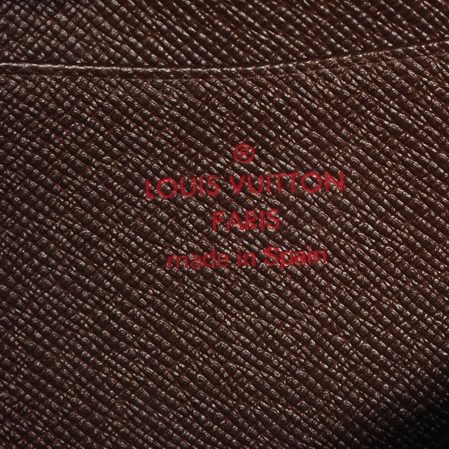 Damier Ebene Porte-Monnaie Zippe Zippy Wallet