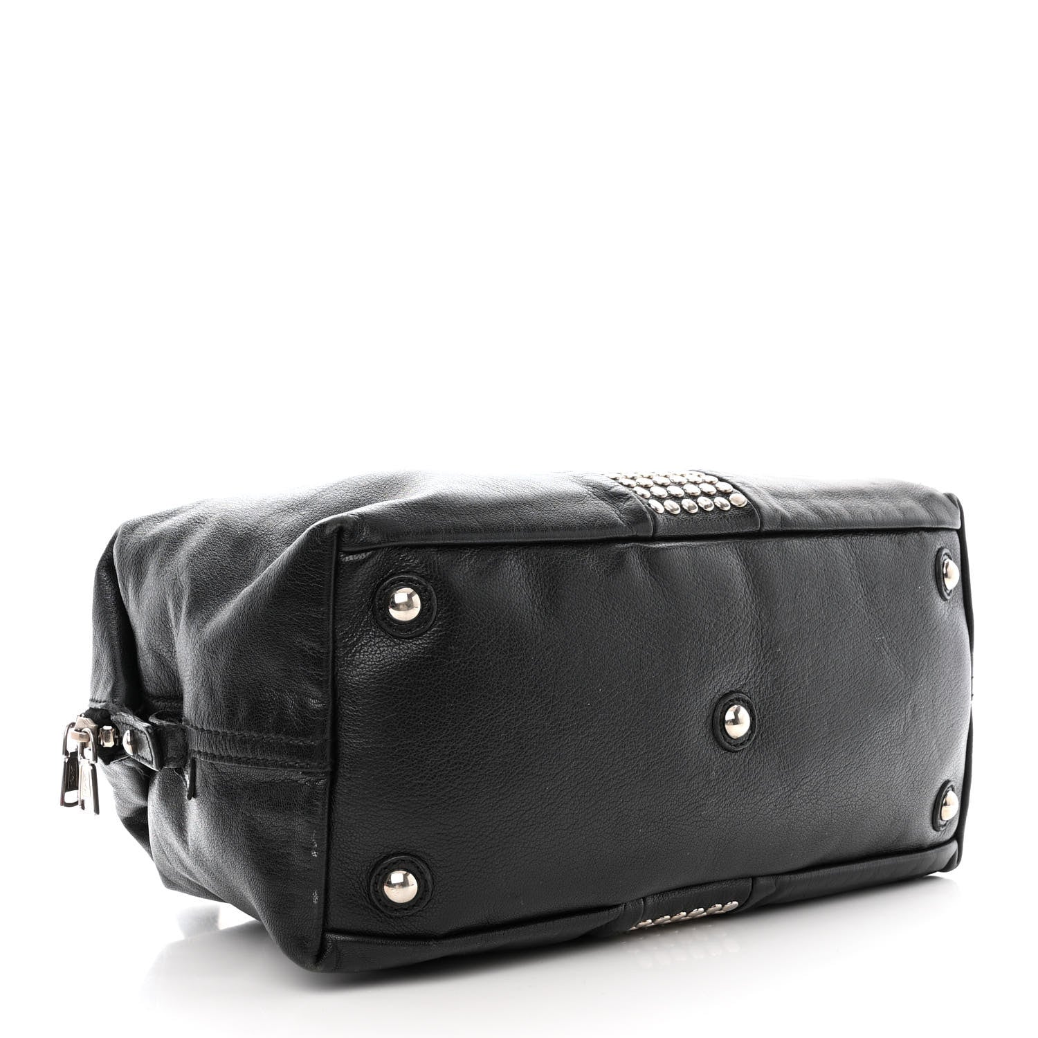 Saint Laurent Calfskin Studded Easy Sac Black 4 of 20