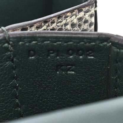 Hermes Lizard Mosaique Au 24-17 Ombre Vert Fonce 10 of 13