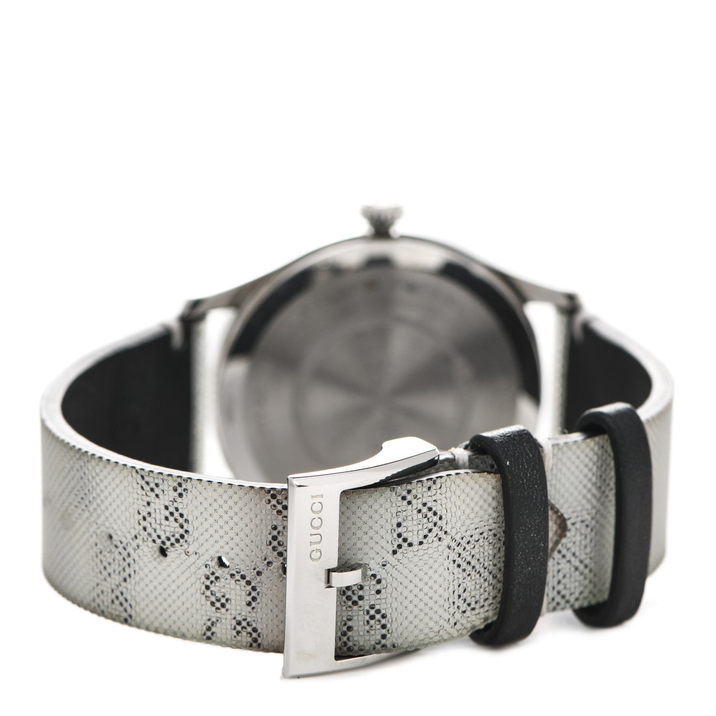 Stainless Steel Calfskin 38mm G-Timeless GG Hologram Quartz Watch