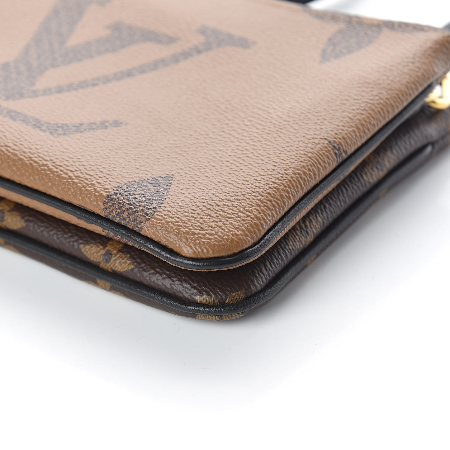 Reverse Monogram Giant Double Zip Pochette