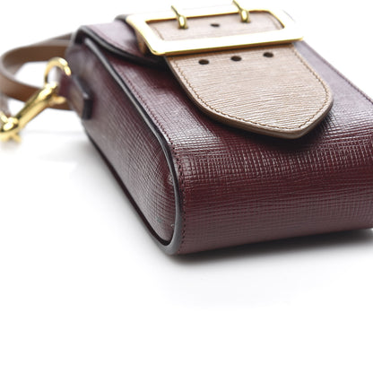 Burberry Prorsum Grainy Calfskin Oblong Belt Bag Burgundy 9 of 11