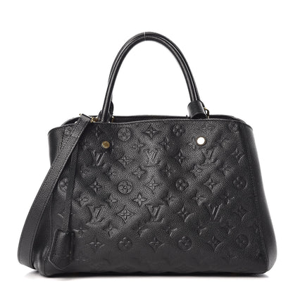 Louis Vuitton Empreinte Montaigne MM Black 1 of 17