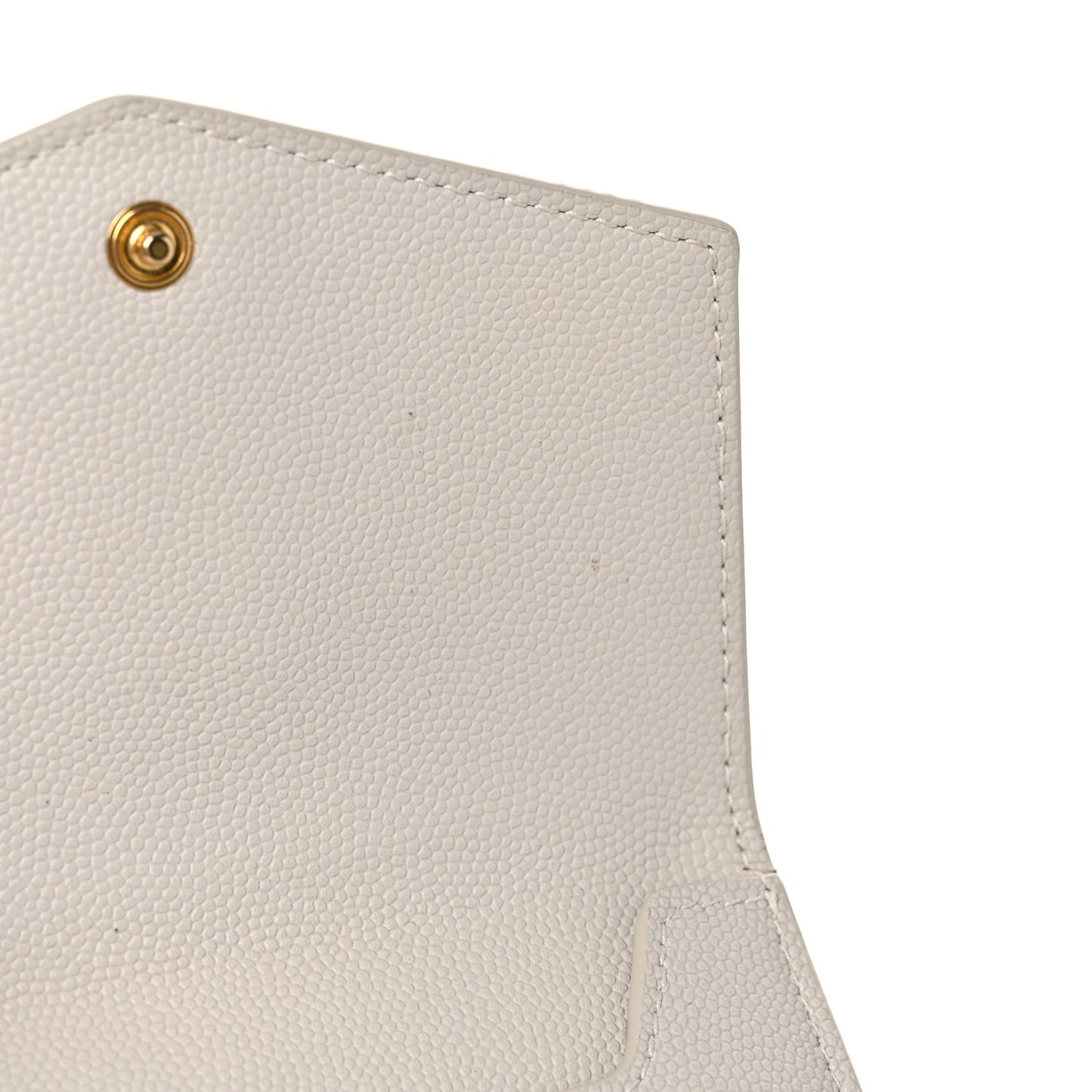 Grain De Poudre Monogram Uptown Compact Wallet Blanc Vintage