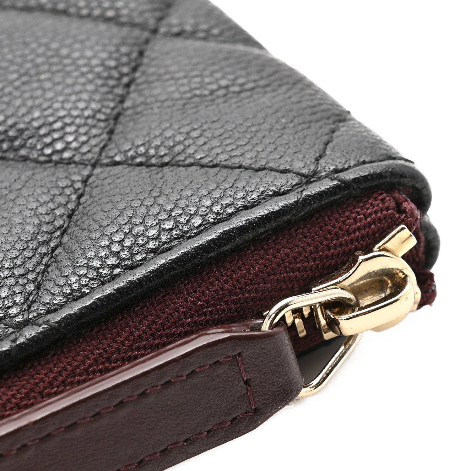 Chanel Caviar Quilted Small Cosmetic Case Black 8 of 10