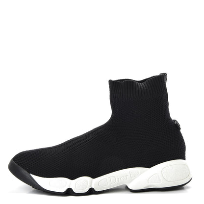 Christian Dior Technical Canvas Fusion High Top Sneakers 36.5 Black 1 of 10