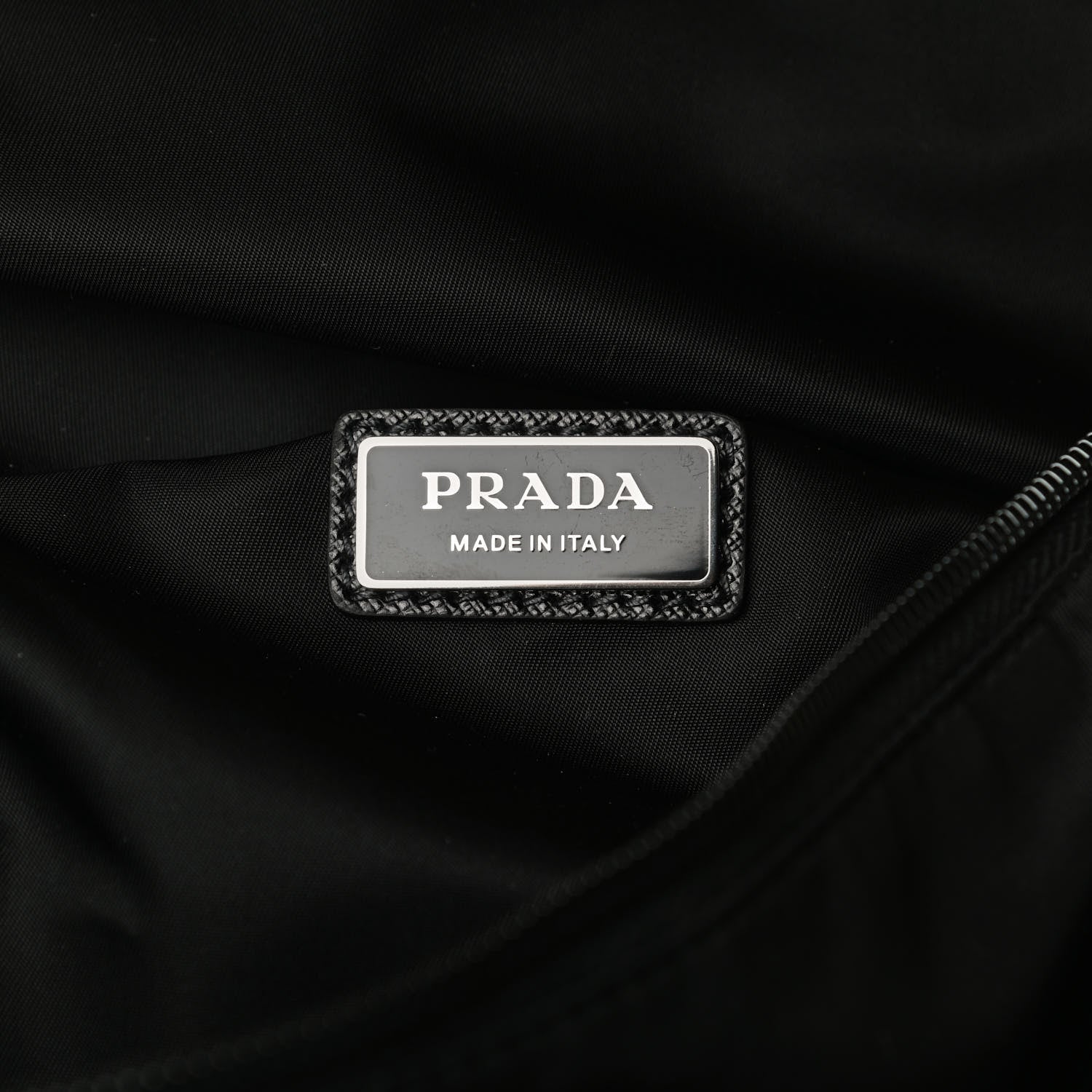 Prada Re-Nylon Saffiano Convertible Belt Bag Black 10 of 17