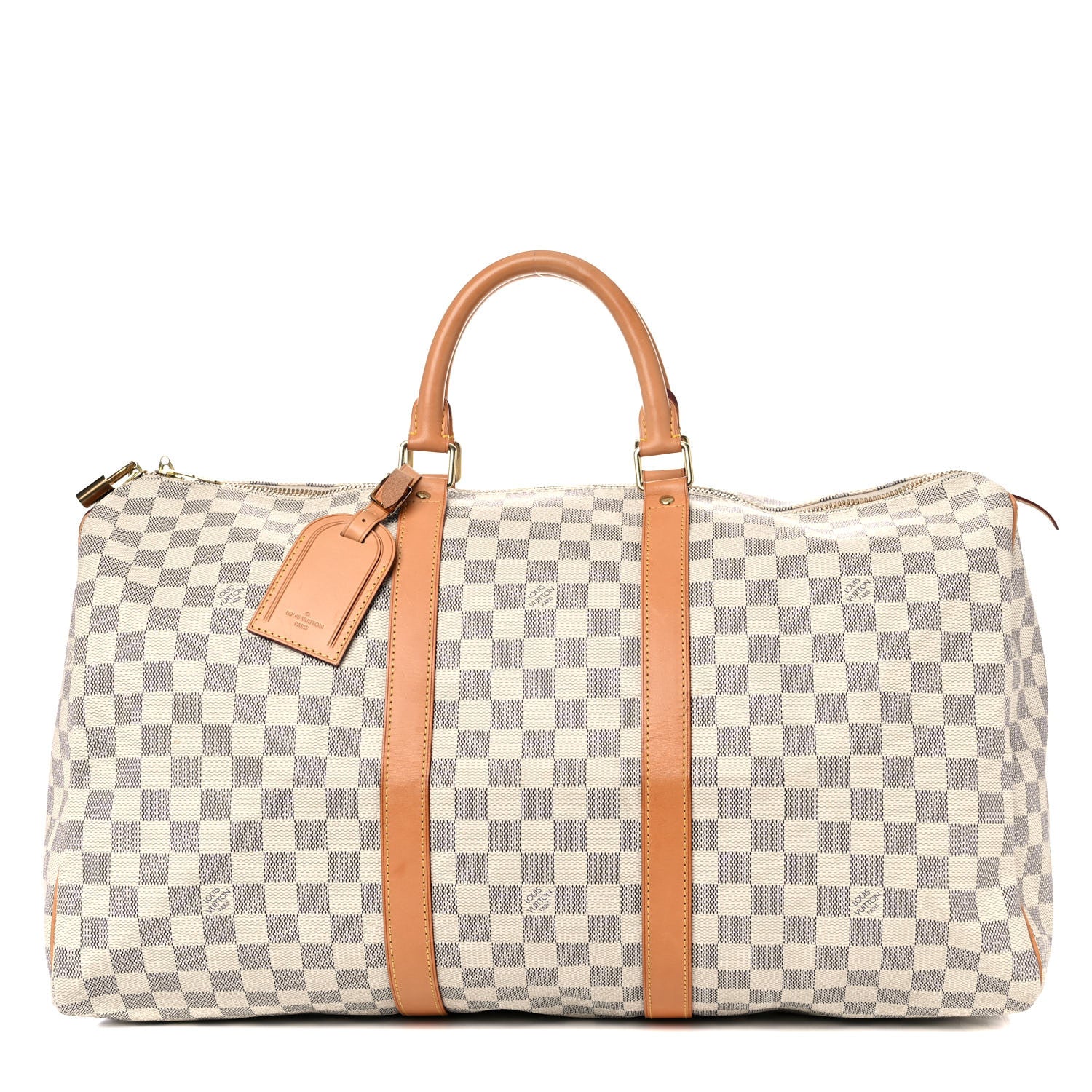 Louis Vuitton Damier Azur Keepall 50 1 of 29