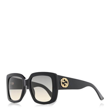 Gucci Acetate Square Frame Sunglasses GG0141S Black 1 of 8