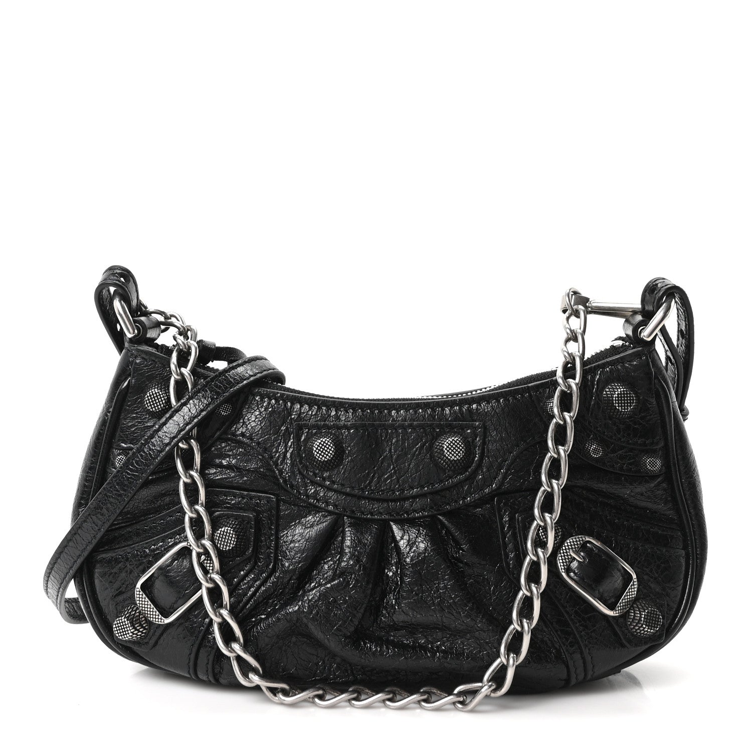 Balenciaga Agneau Arena Le Cagole Mini Purse With Chain Black 1 of 10