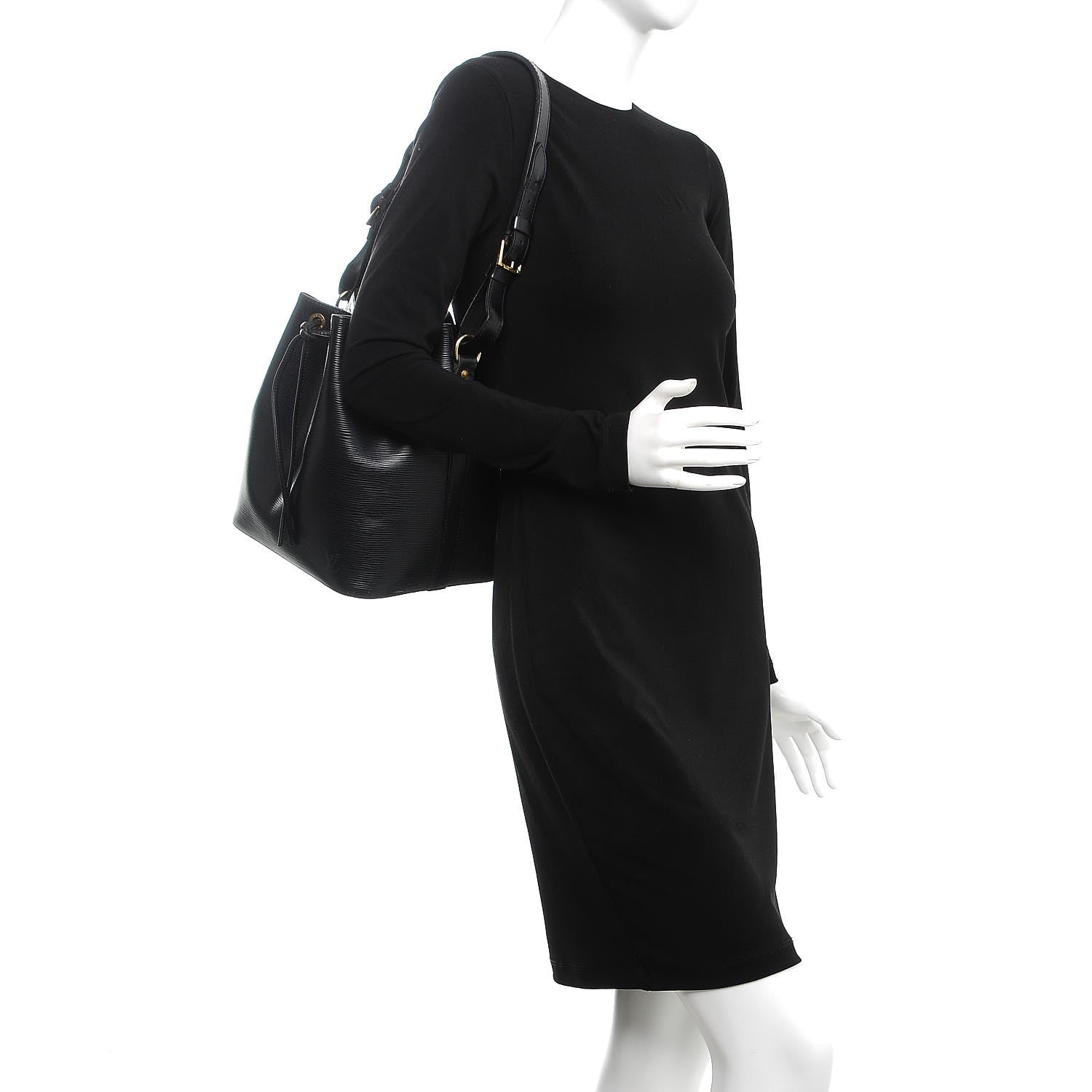 Louis Vuitton Epi Petit Noe Black 2 of 11