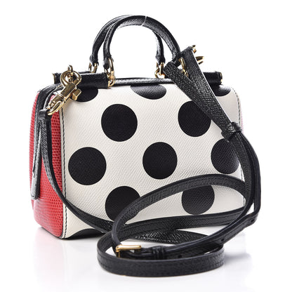 Dolce & Gabbana Dauphine Polka Dot Small Miss Sicily East West Satchel Multicolor 3 of 8