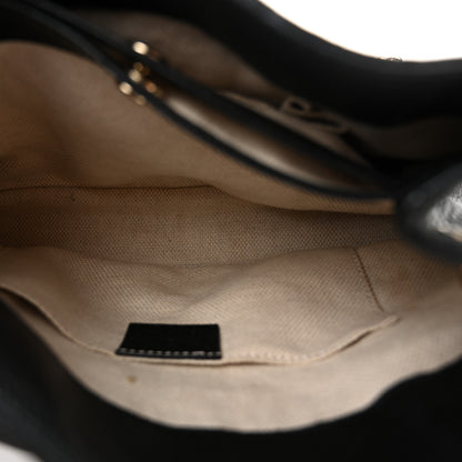 Gucci Pebbled Calfskin Small Soho Chain Shoulder Bag Black 5 of 11