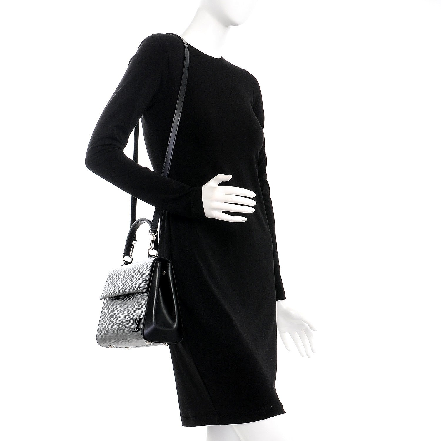 Louis Vuitton Epi Cluny BB Black 2 of 9