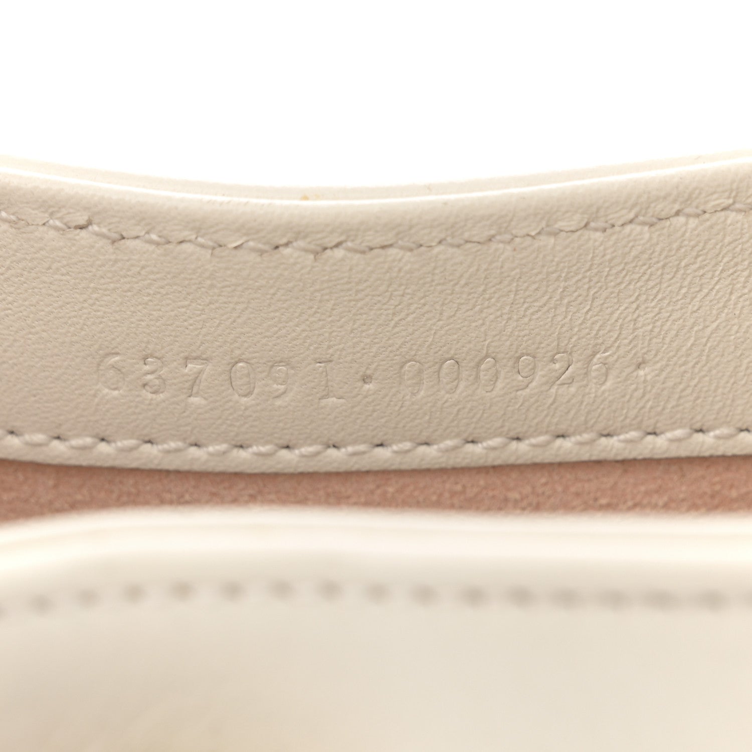 Gucci Boarded Dyana Lux Calfskin Mini Jackie 1961 Hobo Mystic White 7 of 13