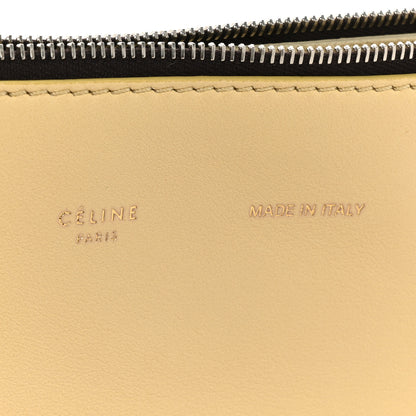 Celine Lambskin Soft Trio Zipped Bag Vanilla 8 of 17