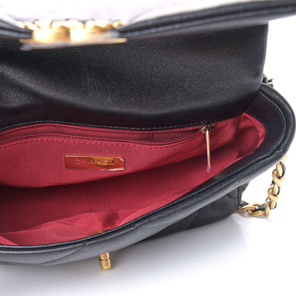 Chanel Lambskin Quilted Medium Chanel 19 Flap Black 5 of 9