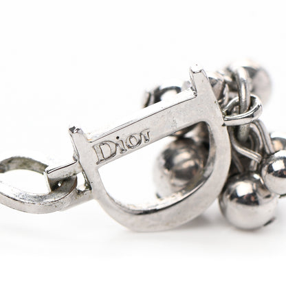 Christian Dior Dangle Earrings Silver 4 of 4