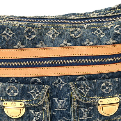 Louis Vuitton Monogram Denim Baggy PM Blue 7 of 12